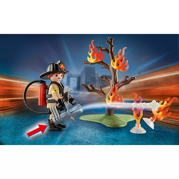 Playmobil Zestaw City Action 70310 Skrzyneczka Strażak