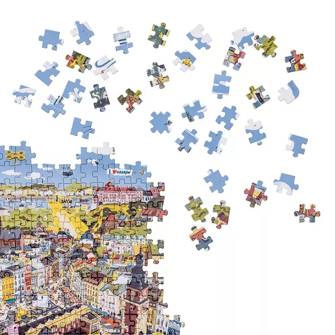 CzuCzu Puzzle 500 elementów Puzzlove - Miasto Kraków