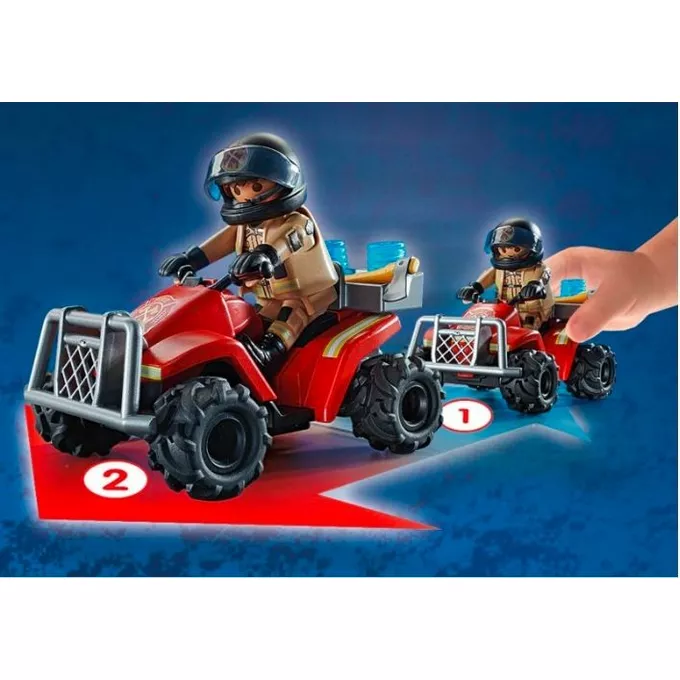 Playmobil Zestaw z figurką City Action 71090 Pożarniczy Speed Quad