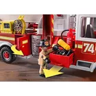 Playmobil Zestaw figurek City Action 70935 Wóz strażacki: US Tower Ladder