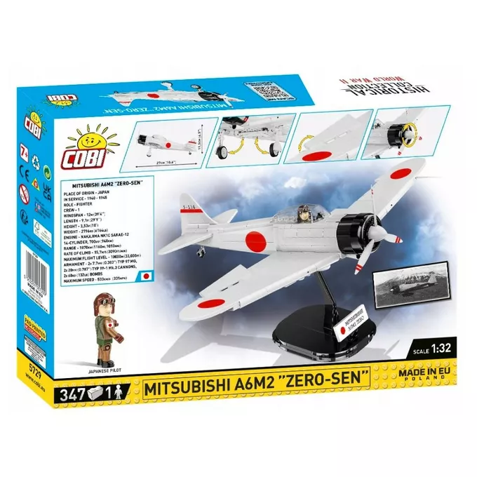 Cobi Klocki Klocki Mitsubishi A6M2 Zero-Sen