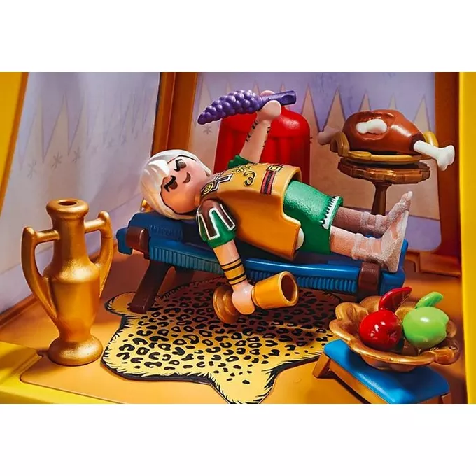 Playmobil Zestaw figurek Asterix 71015 Namiot dowódcy z generałami