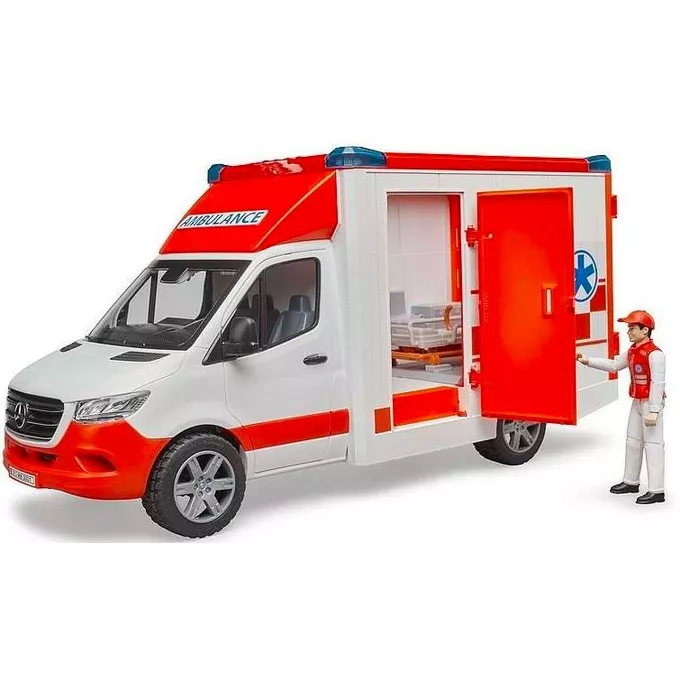 BRUDER Pojazd Mercedes-Benz Sprinter Ambulans z figurką i modułem