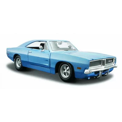 Maisto Model kompozytowy Dodge Charger R/T 1/25 niebieski