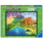 Ravensburger Polska Puzzle 1500 elementów Świat Minecraft