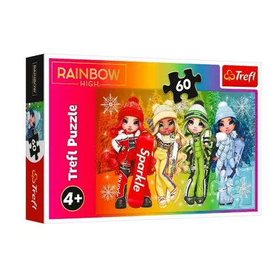 Trefl Puzzle 60 elementy Radosne lalki Rainbow high