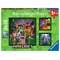 Ravensburger Polska Puzzle 3x49 elementów Minecraft