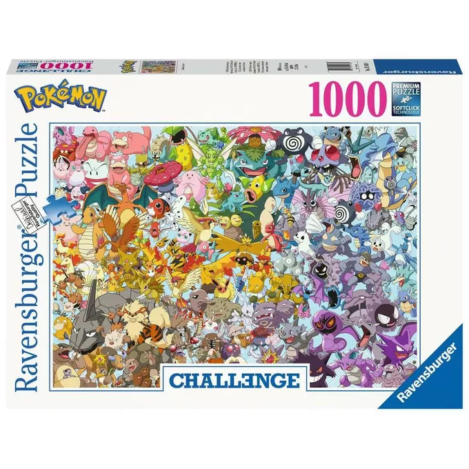 Ravensburger Polska Puzzle 1000 elementów Challenge Pokemon