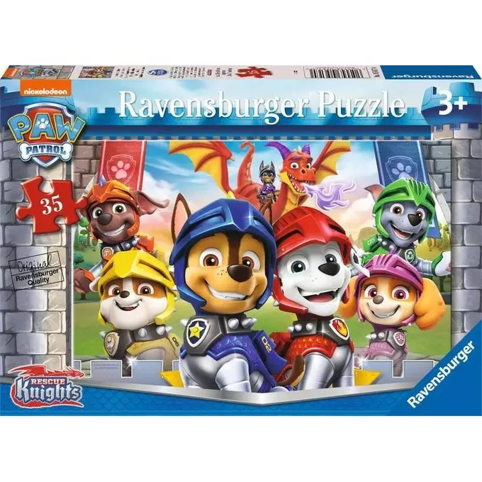 Ravensburger Polska Puzzle 35 elementów Psi Patrol Rycerze