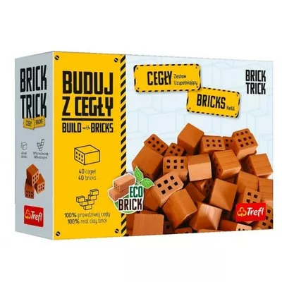 Trefl Zestaw uzupełniający Brick Trick cegły połówki 40 sztuk