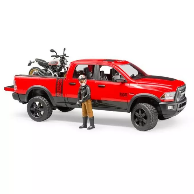 BRUDER Pojazd Dodge RAM 2500 Power wagon z motorem Ducati