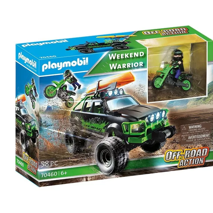 Playmobil Off Road  Zestaw Weekend Warrior 3w1 70460