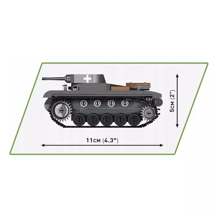 Cobi Klocki Klocki HC WWII Panzer II Ausf. A 250 elementów