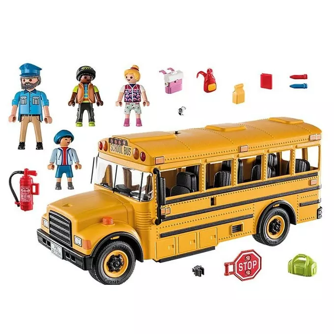 Playmobil City Life Zestaw z figurkami 71094 Autobus szkolny: US School Bus