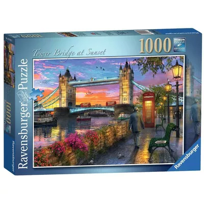 Ravensburger Polska Puzzle 1000 elementów Zachód słońca nad Tower Bridge