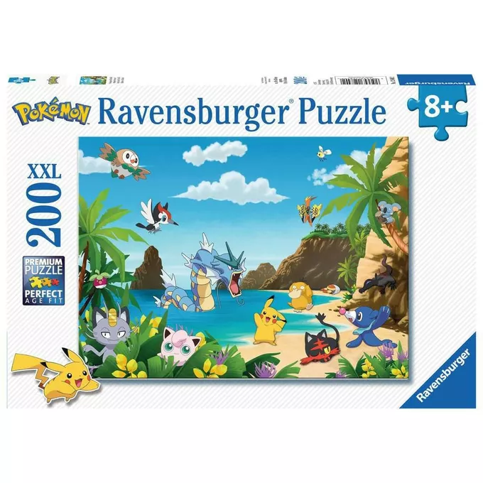 Ravensburger Polska Puzzle 200 elementów XXL Pokemon