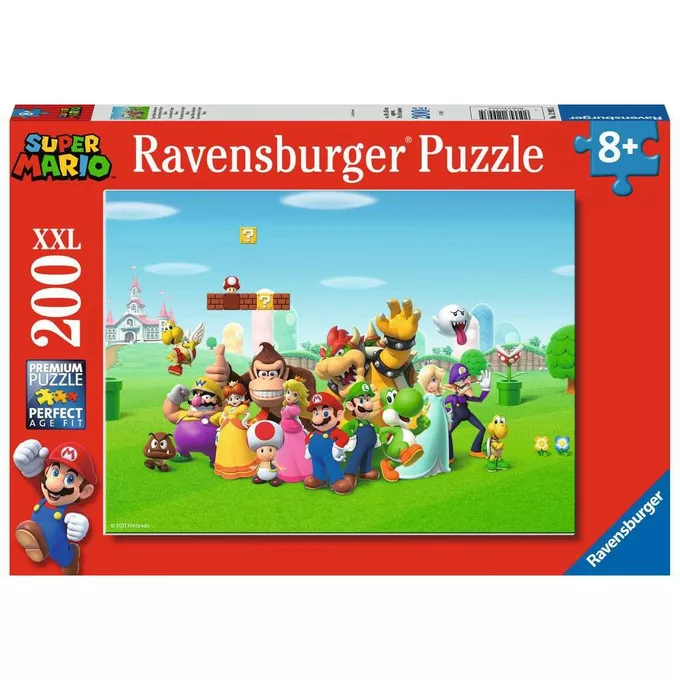 Ravensburger Polska Puzzle 200 elementów XXL Super Mario