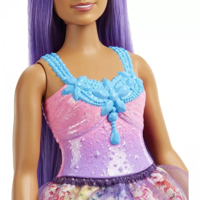 Mattel Lalka Barbie Dreamtopia fioletowe włosy