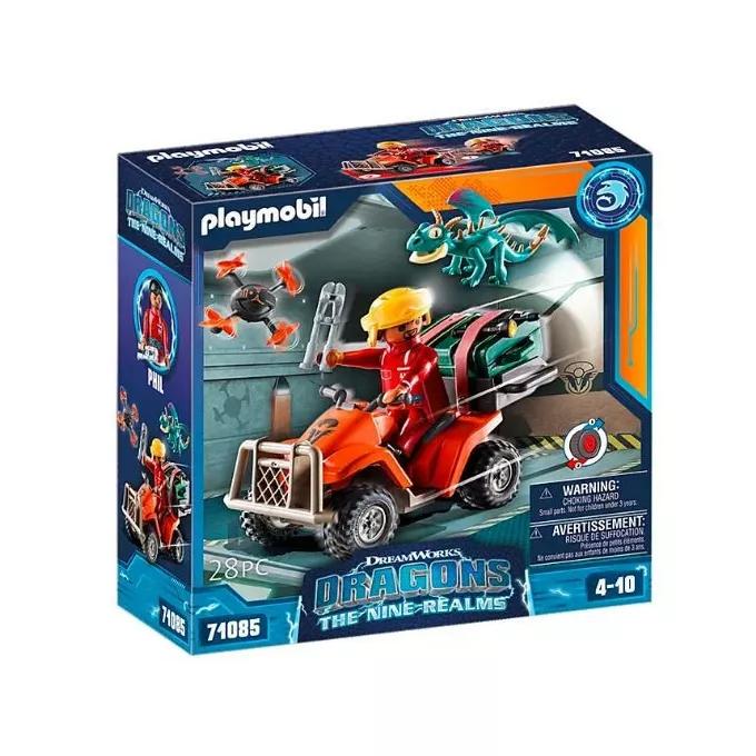 Playmobil Zestaw z figurkami Dragons 71085 Icaris Quad &amp; Phil