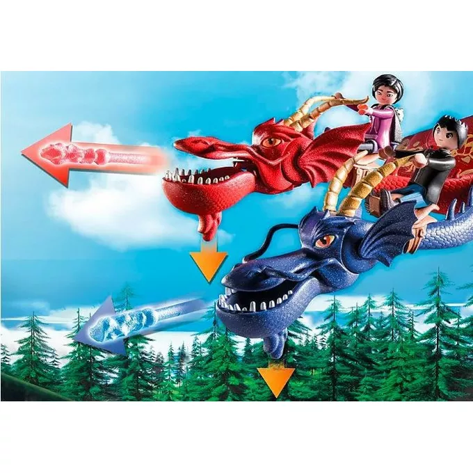 Playmobil Zestaw z figurkami Dragons: The Nine Realms - Wu &amp; Wei i Jun 71080