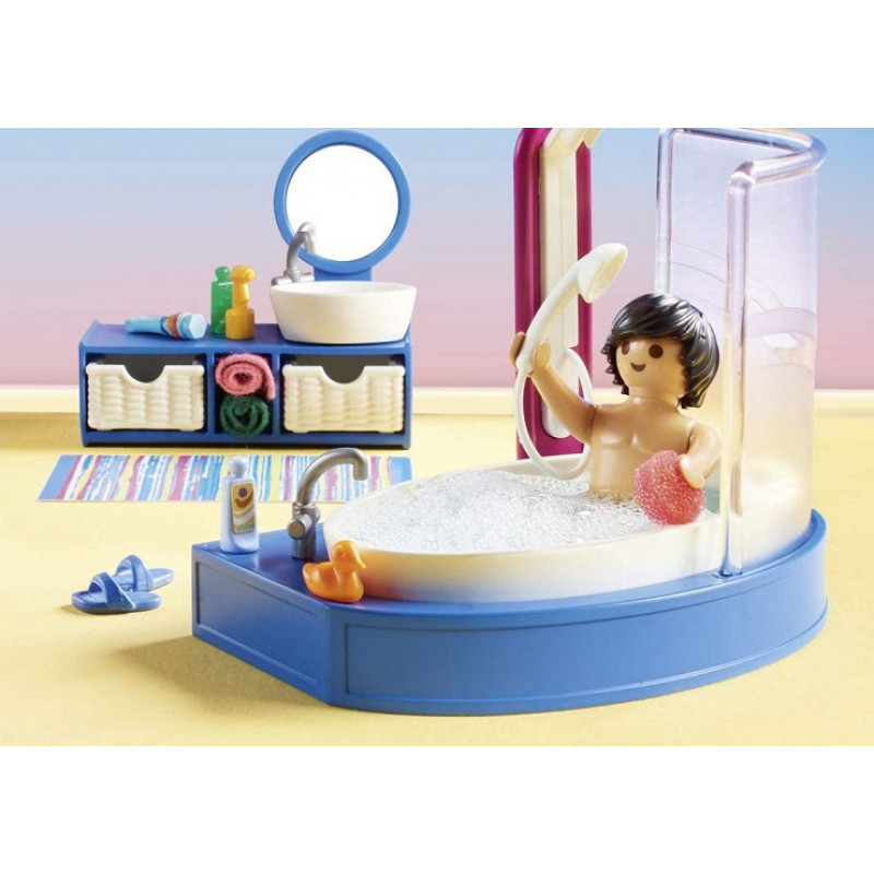 Playmobil Zestaw z figurkami Dollhouse 70211 Łazienka z wanną