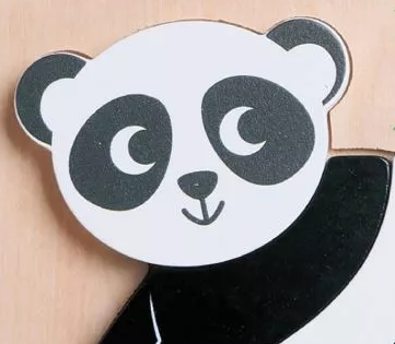 iWood Ukladanka drewniana zwierzątka Panda