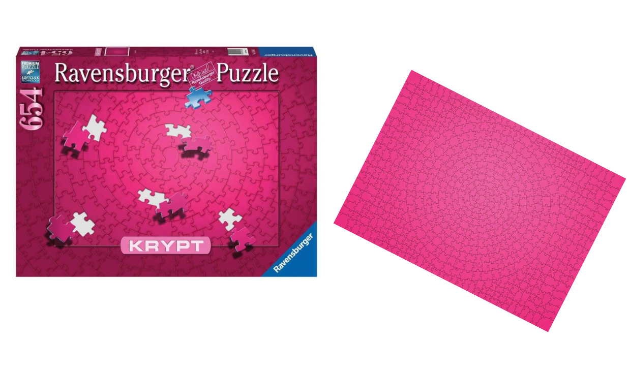 Ravensburger Polska Puzzle 654 elementów Krypt Różowe